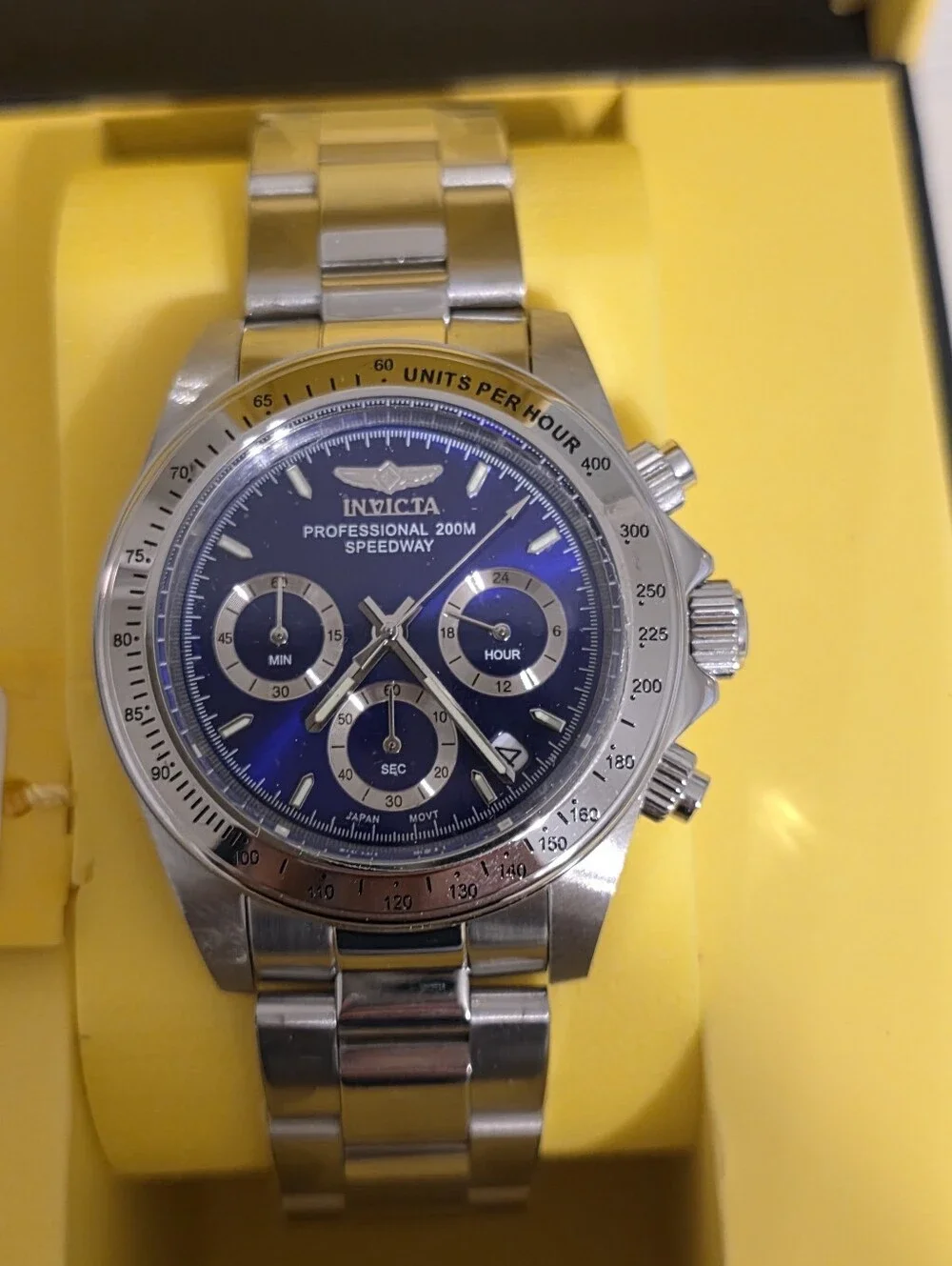 447. Invicta Speedway Torvane Men's Watch - 39.5mm, Steel (14382)